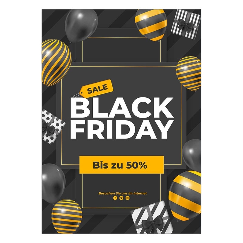 Poster DIN A1 - Black Friday - Black Week