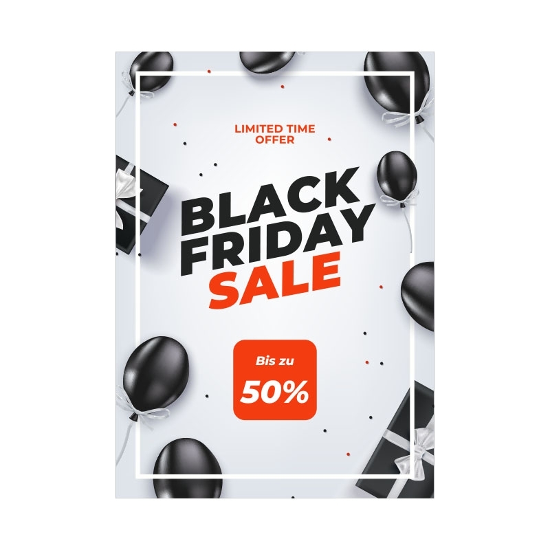 Poster DIN A1 - Black Friday - Black Week