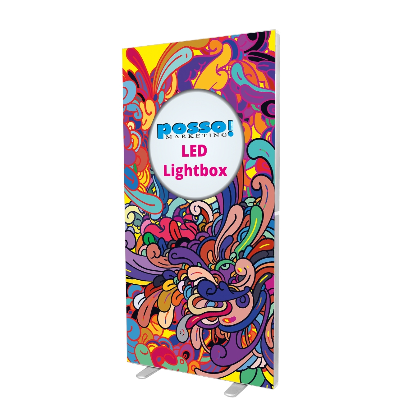 posso LED Lightbox 100x250 cm, Leuchtkasten, Leuchtrahmen