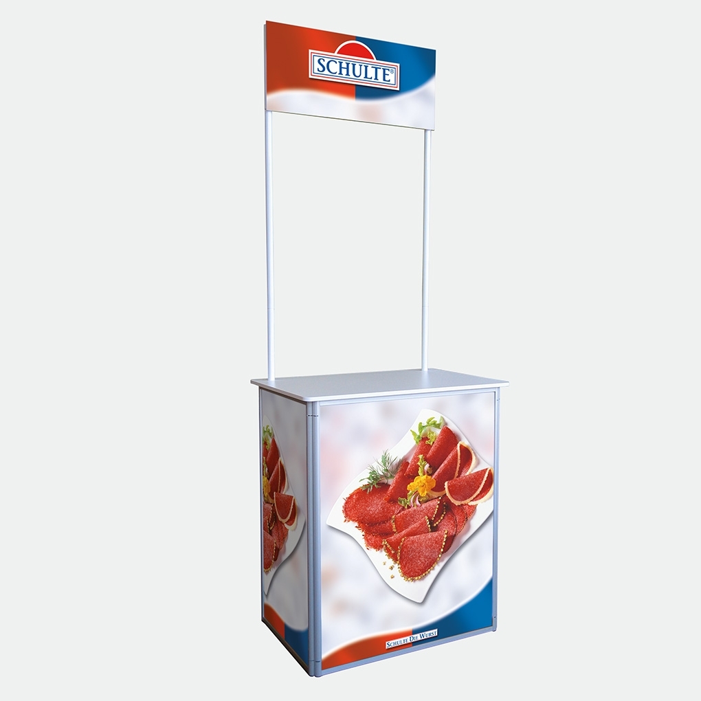 SC90 Messetheke mit Topschild