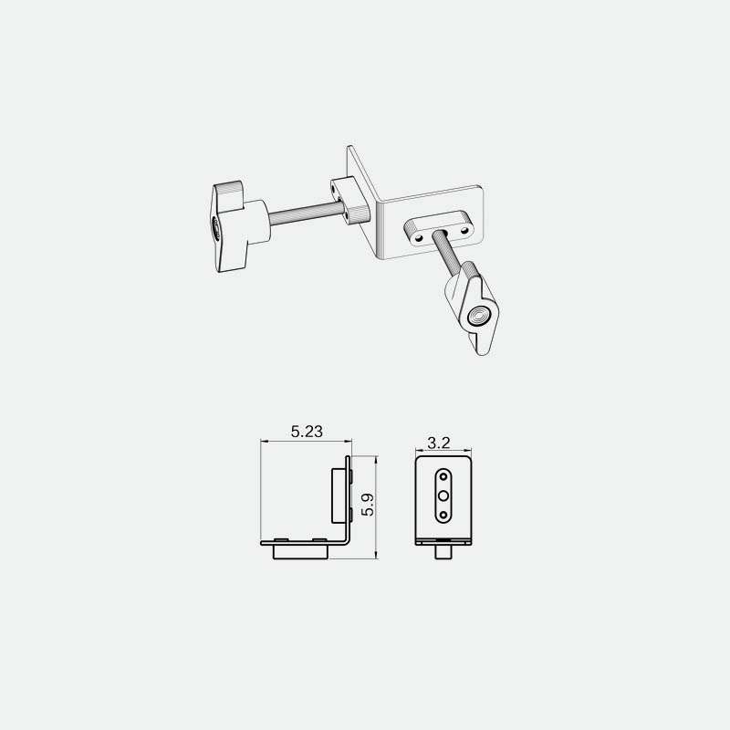 Messebau - tex.Connect Eckverbinder