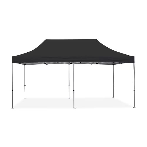 Faltzelt 3x6 m - Dach schwarz
