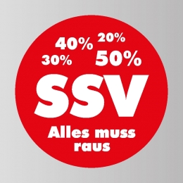 Aufkleber - SSV Alles muss raus