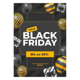 Poster DIN A1 - Black Friday - Black Week