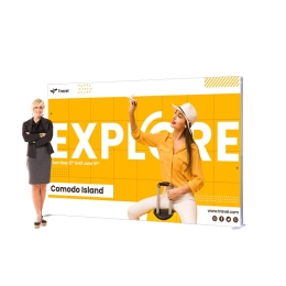 LED Messewand B 300 x H 200 cm -  In Action