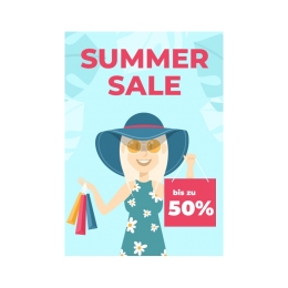 Poster DIN A1 - Summer Sale