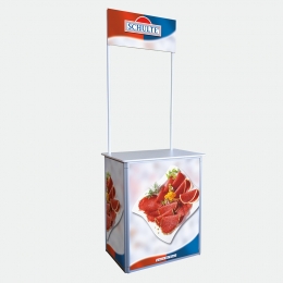 SC90 Messetheke mit Topschild