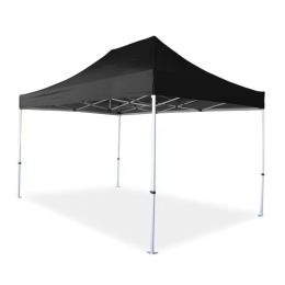 Faltzelt 3x4,5 m inkl. Dach Schwarz