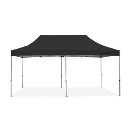 Faltzelt 3x6 m - Dach schwarz