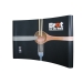Faltdisplay 4x3 Magnet gebogen