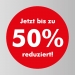 Sale Aufkleber - Jetzt bis zu 50% reduziert