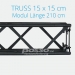 Crown Truss Modul 15x15 gerade 210 cm