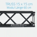 Crown Truss Modul 15x15 gerade 60 cm