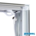 LED Messewand B 100 x H 200 cm - Profil - Verkabelung mit Magnetkontakt