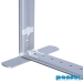 LED Messewand B 100 x H 200 cm - Stellfuß