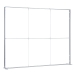 LED Lightbox Messewand 300x250 - Rahmen