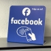 NFC Aufsteller Facebook - KEIN ABO - OHNE STROM - DSGVO Konform