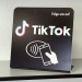 NFC Aufsteller TikTok - KEIN ABO - OHNE STROM - DSGVO Konform