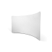 Textilwand Messe GEBOGEN mit Zipper - 400x230cm - Werbewand mit Stoffbespannung