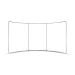 Textilwand Messe GEBOGEN mit Zipper - 500x230cm - Werbewand mit Stoffbespannung