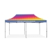 Faltzelt 3x6 m - Dach bedruckt