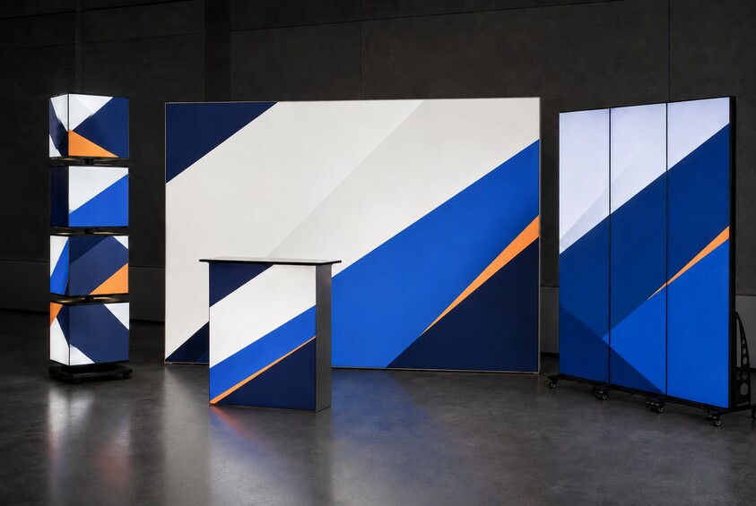 Leuchtende Displays im Trend: Messewände, LED-Displays und Spin4Cube Image
