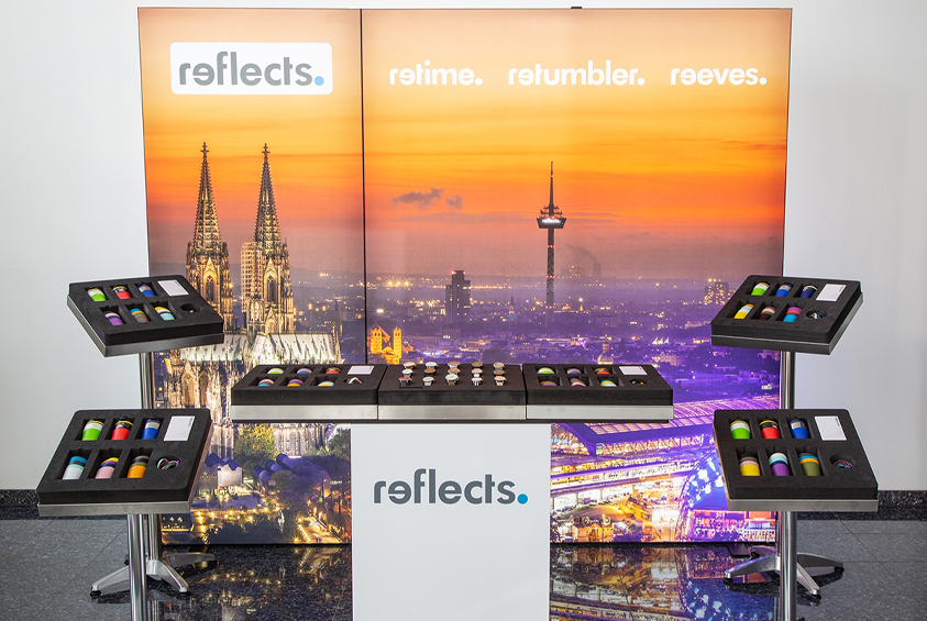 tex.Connect Messestand mit LED Hintergrundbeleuchtung  Image