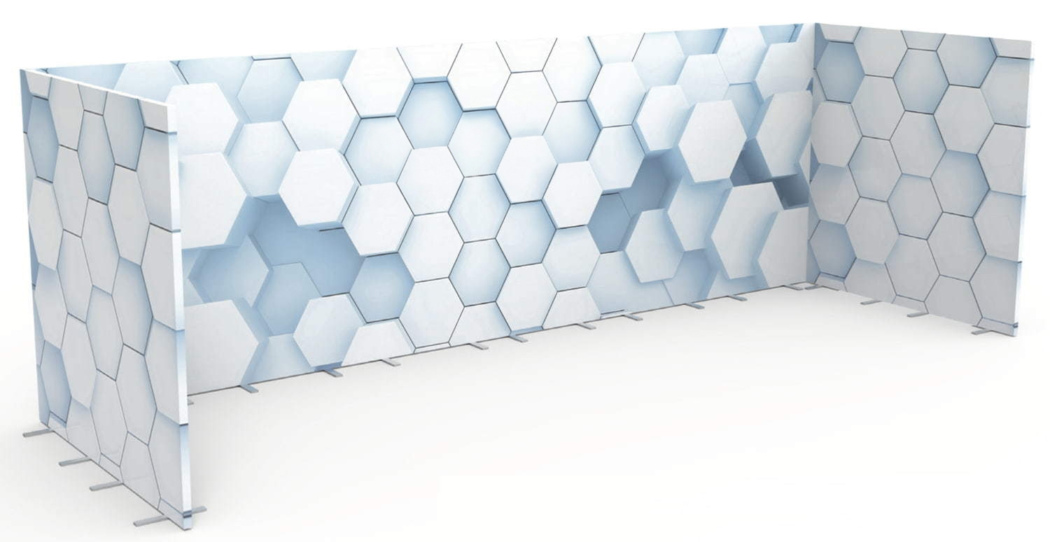 Textil Messedisplay Rückwand